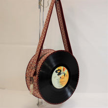 Charger l&#39;image dans la galerie, Sac à main Oldies en disque vinyle 25 cm. Orange/ Ferré

