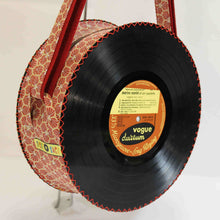 Charger l&#39;image dans la galerie, Sac à main Oldies en disque vinyle 25 cm. Orange/ Ferré
