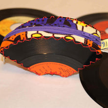 Charger l&#39;image dans la galerie, Porte-monnaie en disque vinyle. Wax/Orange
