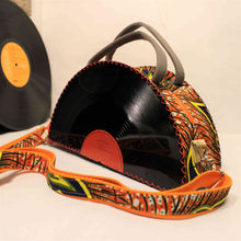 Charger l&#39;image dans la galerie, Sac à main Coupé-Elégant en disque vinyle. Orange wax
