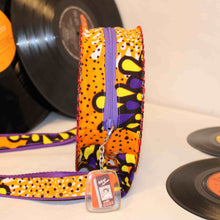 Charger l&#39;image dans la galerie, Sac à main Juke Box en disque vinyle 45 tours. Wax orange
